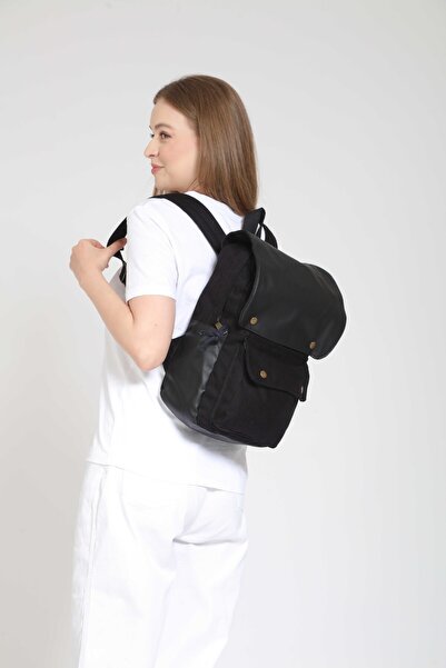 Street Bag Geronimo шкіряний рюкзак з кришкою - рюкзак для кемпінгу та подорожей, шкільний рюкзак