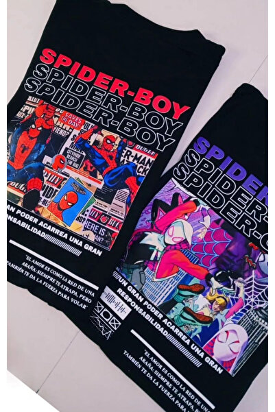 Toum Tricou oversize unisex Sphera Spider Men Detail