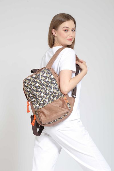 Street Bag Likya Ethnic - Σακίδιο πλάτης καθημερινού ταξιδιού με μποέμ μοτίβο