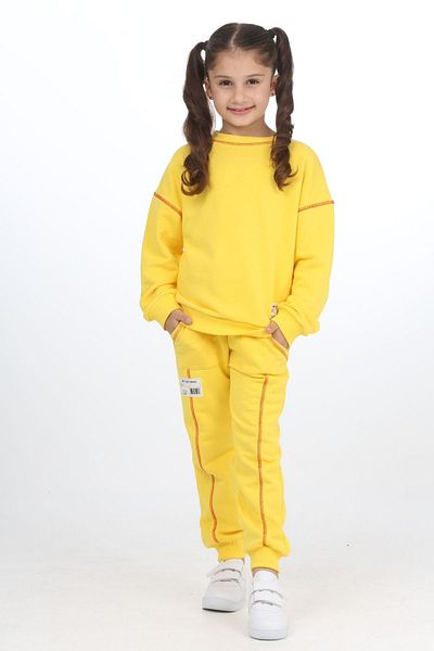 ixoskids club Boy's or Girl's Crew Neck Tracksuit Set minah-08020002