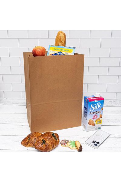 HDF PAZARLAMA Extra Large Brown Paper Bag - 25 Pieces