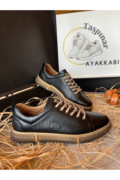 Taşpınar Ayakkabı Luis Figo, piele naturală, confortabilă, ortopedică, pentru bărbați, zilnic, noul sezon, pantofi sport 39-44