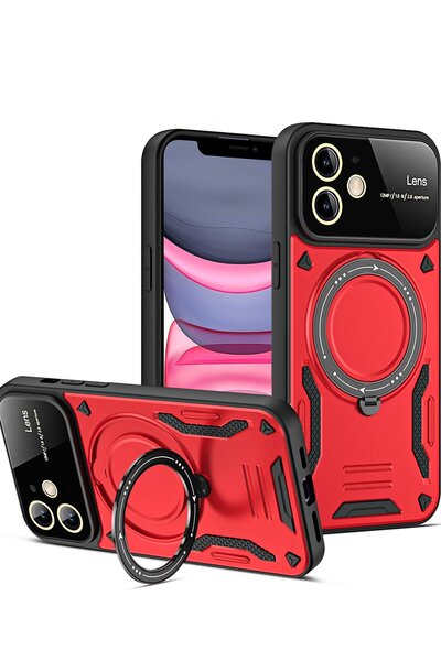 Rivor Apple iPhone 11 İçin Kılıf Kamera Lens Korumalı Magsafe Destekli Manyet...