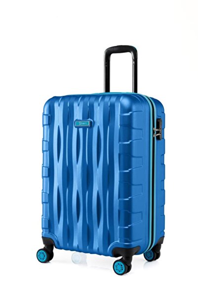 louisiana polo Orta Boy Valiz 4x2 Teker Mavi 1167