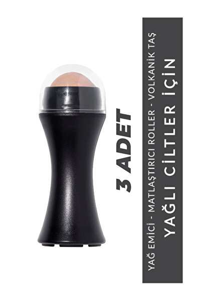 Gold Beauty 3 ADET Volkanik Taş, Doğal Yağ Emici Ve Cilt Matlaştırıcı Gerçek ...