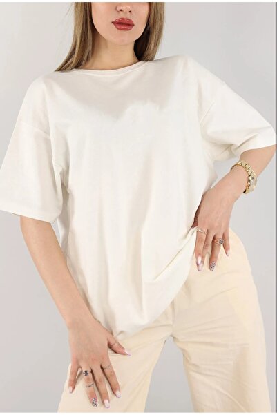 ROORE Doğannboss Unisex Detaliu imprimat supradimensionat Simplu tricou