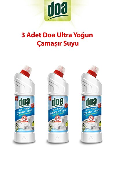 lissehome Doa Ultra Çamaşır Suyu Kar Beyazlığı 3 adet