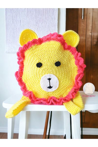 Talai Knitting Rucsac pentru băiat - Mesh Baby Lion, unisex