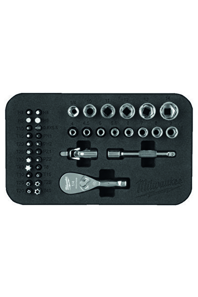Milwaukee LOKMA SETİ 39 PARÇA 1/4 COMPACT T4932492672 MILWAUKEE