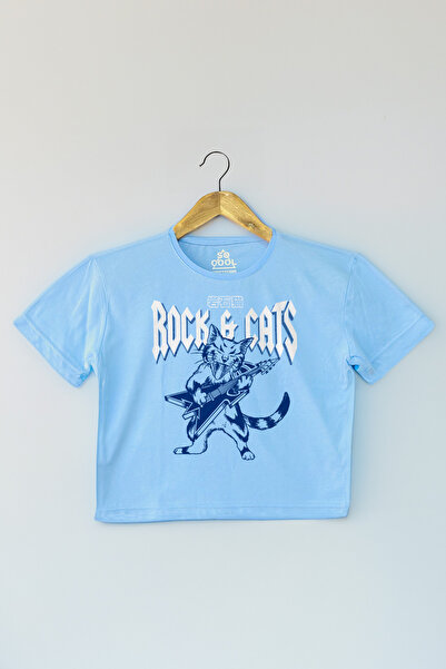 so cool Μπλουζάκι Meowtallica Rock Cat Metallica με μοτίβο κιθάρας Cat Orange...