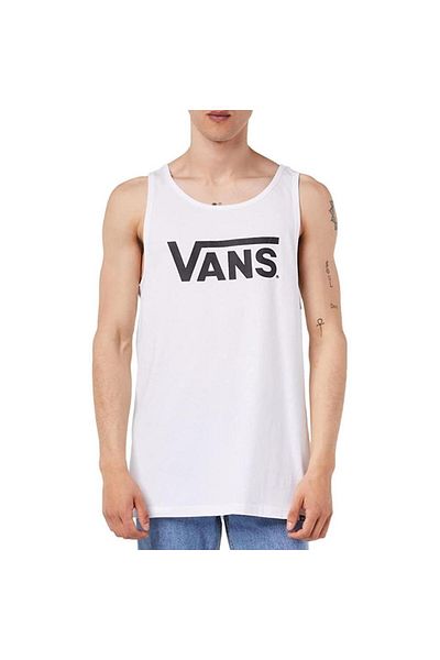Vans Classic Tank-b Ανδρικό T-shirt Vn00055vwht1 Λευκό-m
