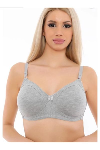 AYŞENUR YAPAKÇI Cotton Breast Part Seamless Collector Mother Bra Without Support Walkie-talkie Cap