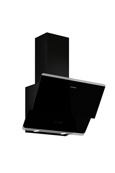 Silverline 3490 Oslo 90 cm Siyah Cam Davlumbaz