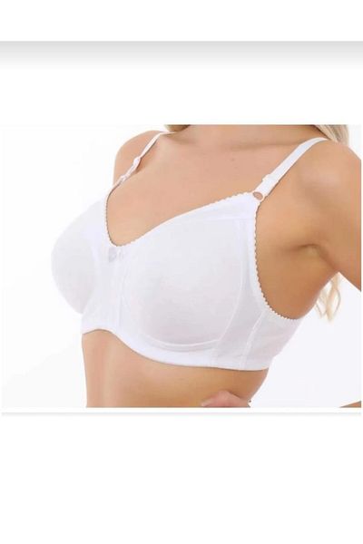 AYŞENUR YAPAKÇI Cotton Breast Part Seamless Collector Mother Bra Without Support Walkie-talkie Cap
