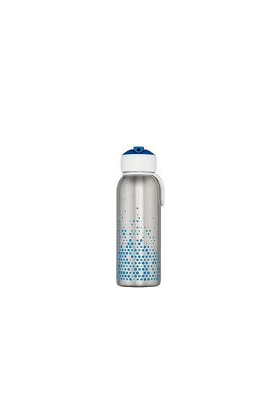 Mepal 350ml Blue Insulated Bottle - Flip up Campus Thermos Water Bottle