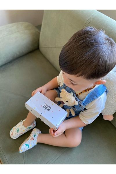 Ella Bonna Baby Booties and Home Boots - Nursery Shoes Slippers with Non-Slip Soles