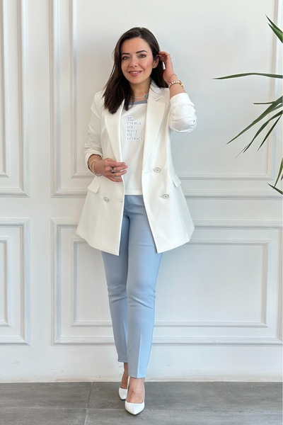 Yağmur Butik Jachetă clasică cu patru nasturi