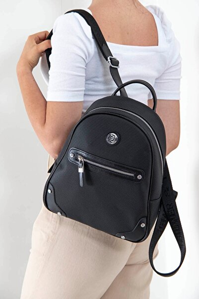 Silver Polo Siyah - Siyah SP1063 Kadın Sırt Çantası