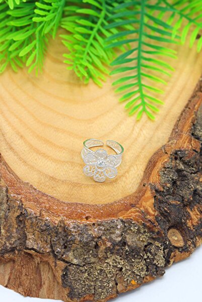 Midyat Nurtaş Gümüş Çiçek Model El işçiliği 925 Ayar Gümüş Telkari Yüzük 2010...
