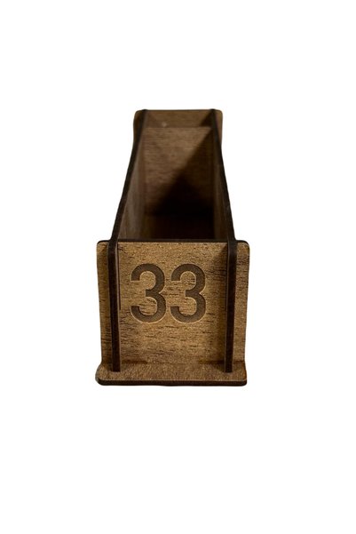 Bir Reklam Wooden Table Top Napkin Holder with Logo for Cafe Restaurant and Hotels