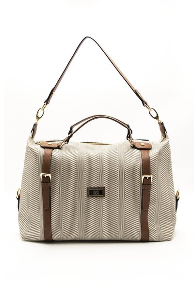 Silver Polo Bej - Taba SP1064 Kadın Seyahat Çantası