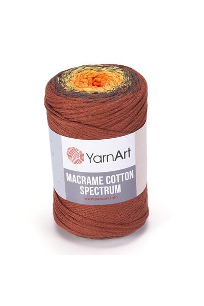 Yarnart Macrame Cotton Spectrum - Μακραμέ Χειροποίητο Νήμα Πλεξίματος Ebruli-1303