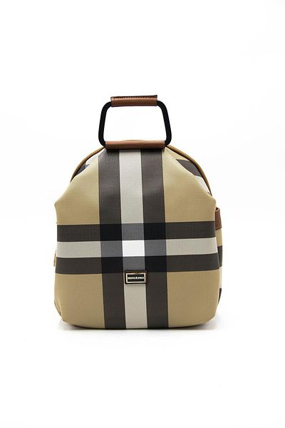 Silver Polo Γυναικείο σακίδιο πλάτης Silver & Polo Beige - Tan SP771