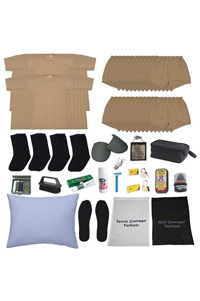 Ö ÖZMERT ASKERİ MALZEME 24-Piece Basic Novice Soldier Set - Summer JAND