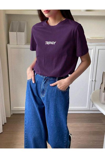 FAVORİST TRENDY Printed Oversize Wide Fit βαμβακερό μπλουζάκι Unisex