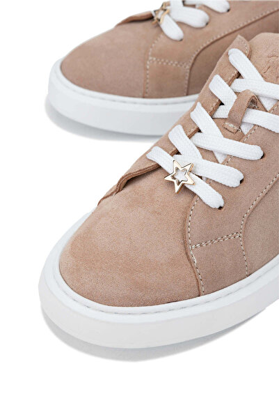 Tamer Tanca Kadın Hakiki Deri Pudra Süet Sneakers & Spor Ayakkabı