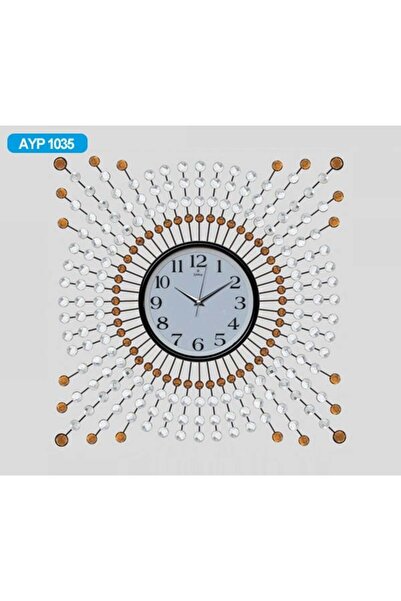 Galaxy Ayp-1035 Ferforje Taşlı Duvar Saati