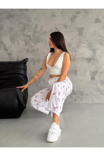 Touz Moda Φούτερ Y2k Pink Ribbon Streetwear