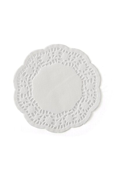 ERSAT HOME Dantel Görünümlü Kağıt Bardak Altlığı - Çay Bardağı Kağıt Altlığı ...