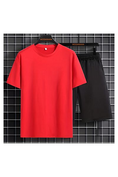 MODARAMA T-shirt Shorts Plain Set