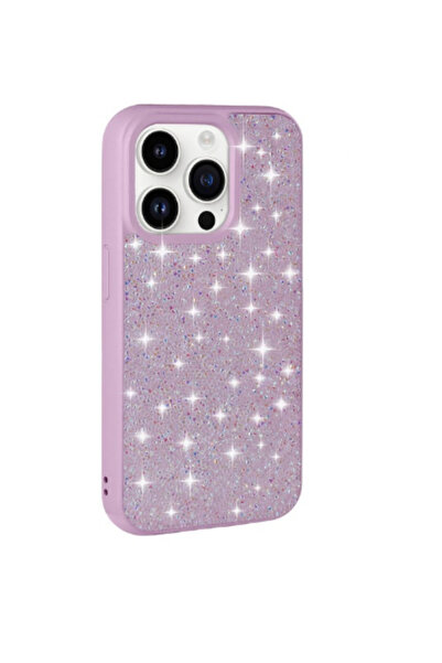 zore iPhone Compatible 14 Pro Max Case Shiny Stone Design Diamond Cover