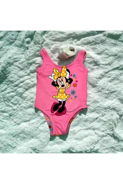 Esterella Printed Plain Swimsuit for Girls - Strappy and Printed Design