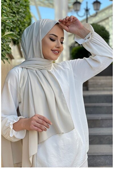 Levidor Women's Plain Medina Silk Stone Shawl