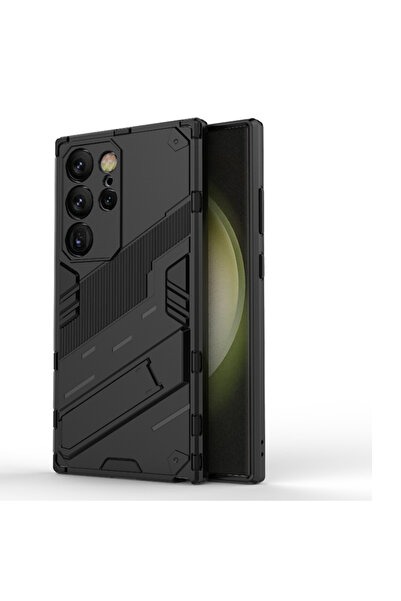 Microcase Samsung S24 Ultra Matrix Serisi Armor Standlı Perfect Koruma Kılıf ...