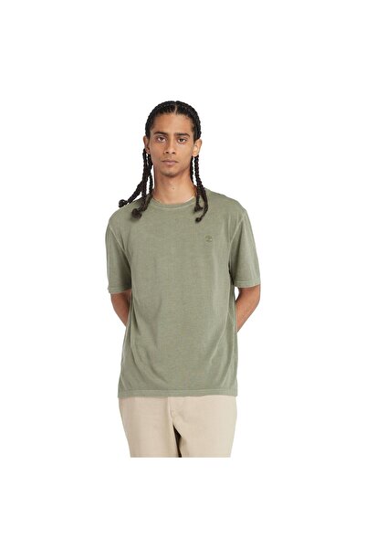 Timberland تي شيرت رجالي بأكمام قصيرة من Garment Dye - TB0A5YAY5901 S