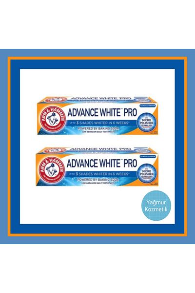Arm&Hammer Arm Hammer 3 - 75ML+75ml 2-Pack Whitening Toothpaste, Up to Tone