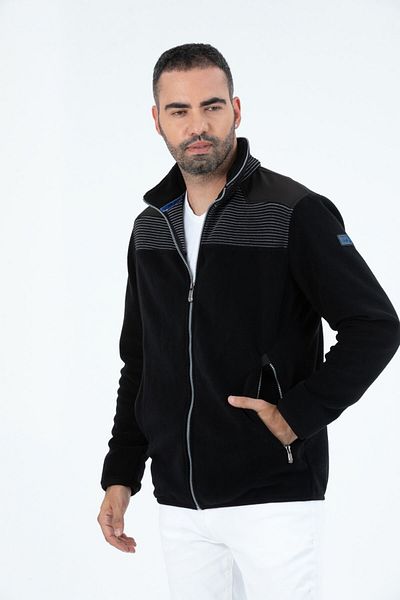 G-FOX Men's Anti-pilling Anti-pilling Cold Resistant Full Zipper Stand Collar Sweatshirt Fleece Jacket