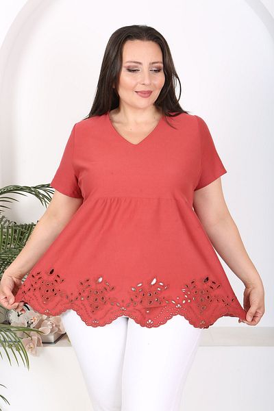 XL Modam TUNIC DE MĂRIME MARE TUNICAT LASER PENTRU FEMEI