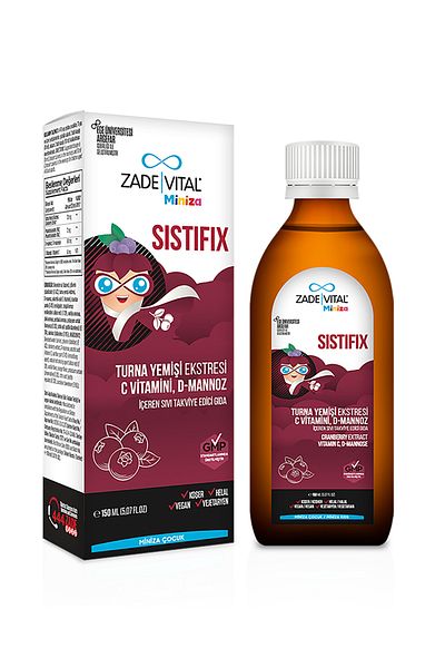 Zade Vital Miniza Sistifix Crane Nut Extract - Contains D Mannoz, Vitamin C (3 Boxes)