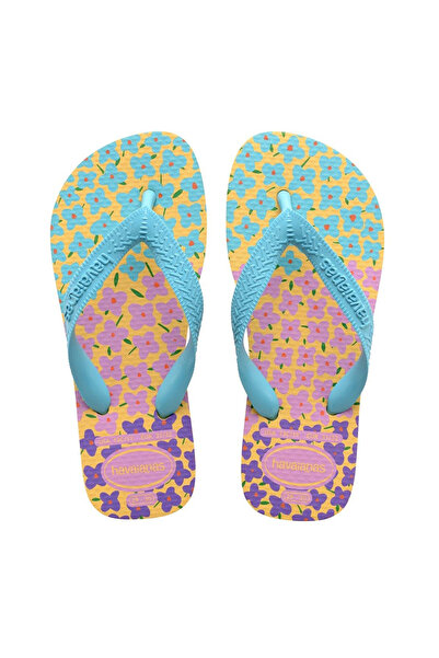 Havaianas Mavi - Çok Renkli Kadın Plaj Terliği KIDS FLORES