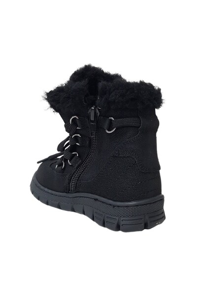 Vicco Kappa Kürklü Bebek Bot Siyah