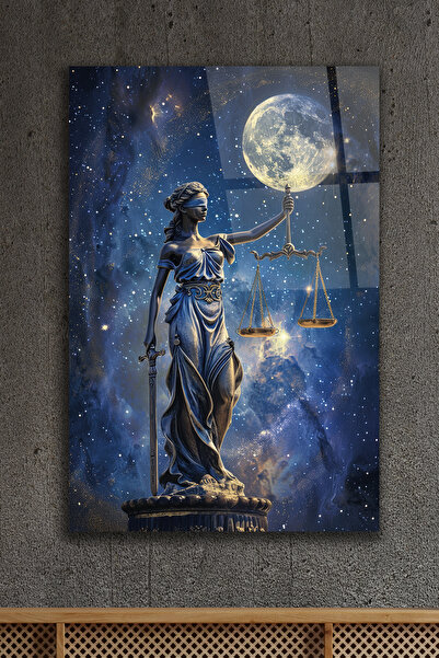 ACRES Adalet Heykeli Themis Cam Tablo 3