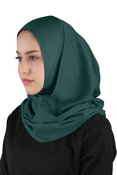 Ecardin Βραδινό φόρεμα Emerald Glitter - Practical Hijab Turban St 300