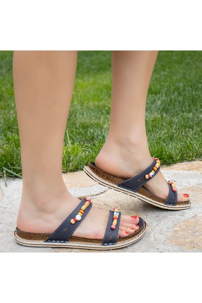 CONSUELO Orthopedic Leather Women's Slippers 11201