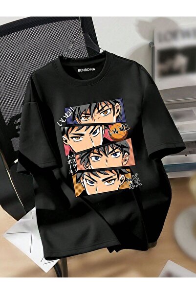BENROMA ANIME EYE PRINT OVERSIZE UNISEX TEE[3-12 years T-shirt available for ...