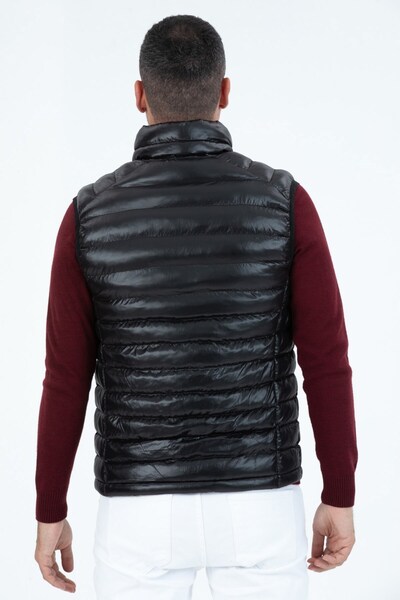 G-FOX Чоловічий без капюшона, з наповнювачем, з високим коміром, на блискавці, з підкладкою, надувний жилет 9777